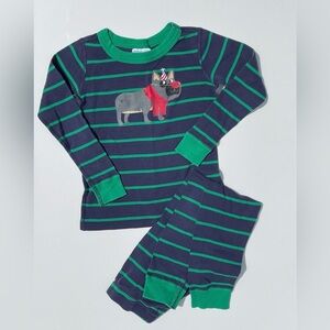 Hanna Andersson 2-Piece Holiday Pajamas Size 4